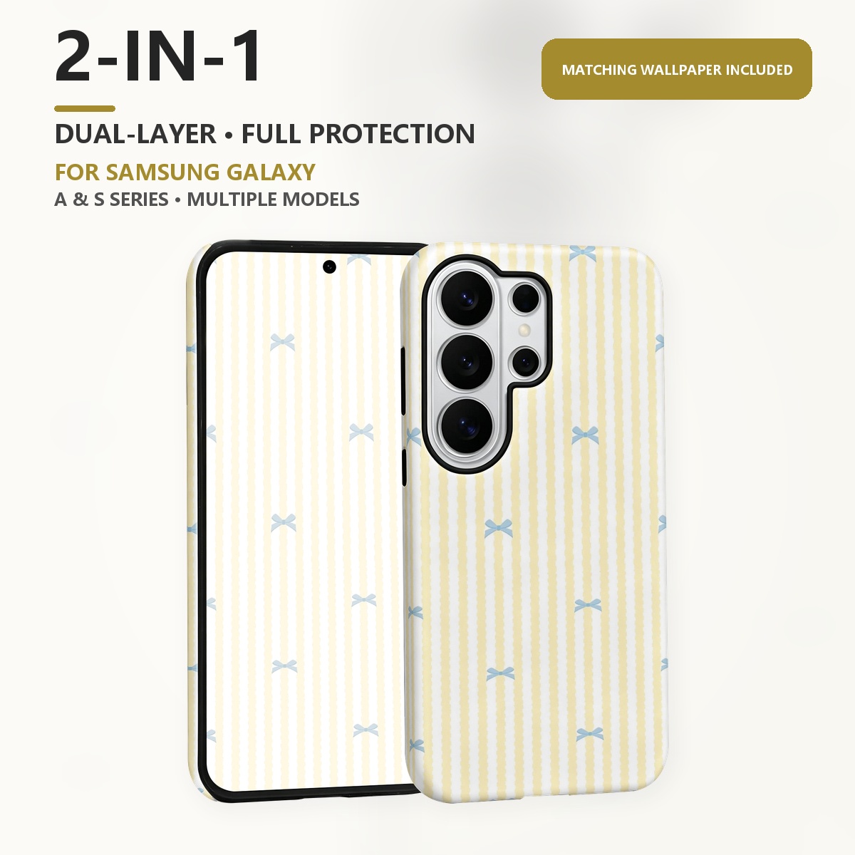 Blue Bow Yellow Stripes 2-in-1 - Samsung Galaxy S24 recension och pris
