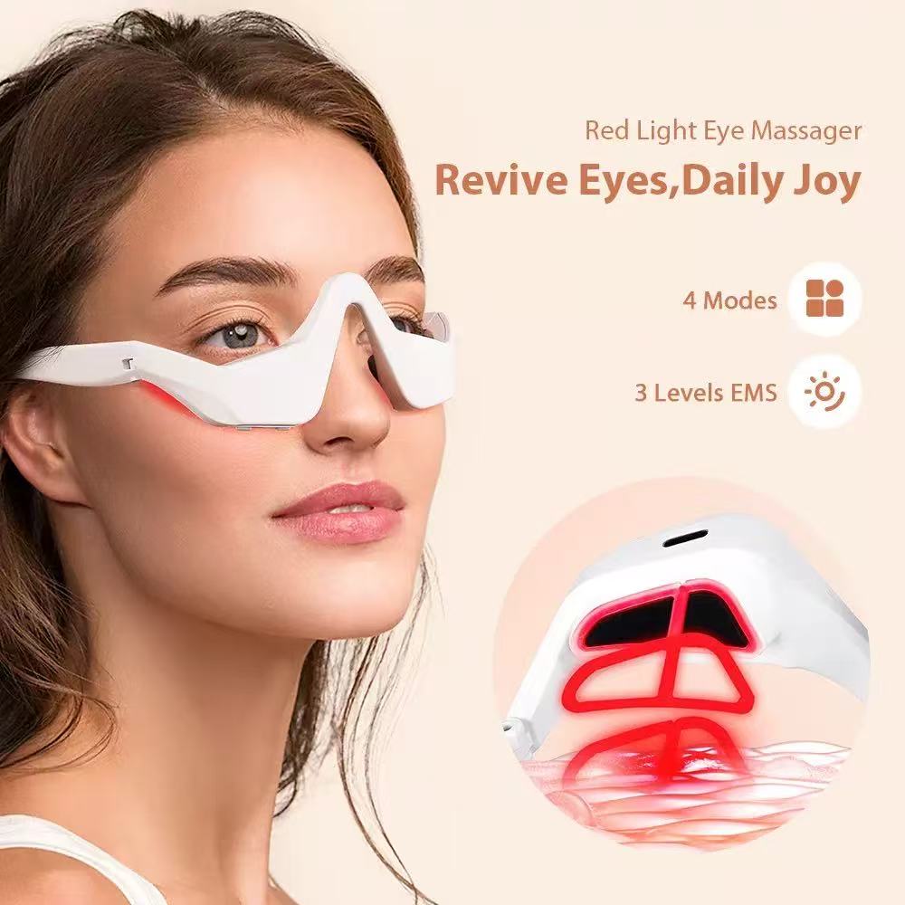 Microcurrent Eye & Face LED Re - Light Therapy Glasses recension och pris